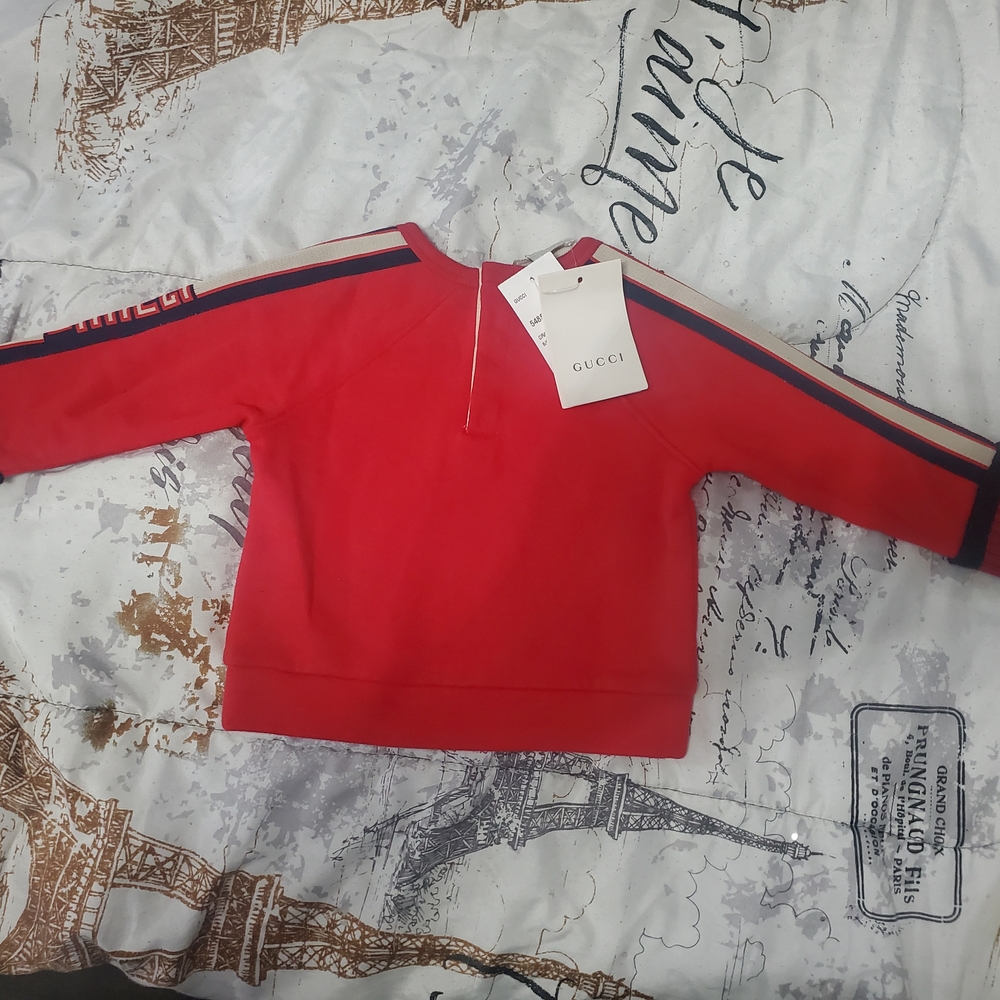 6 M BOYS Gucci Red Men's Sweater